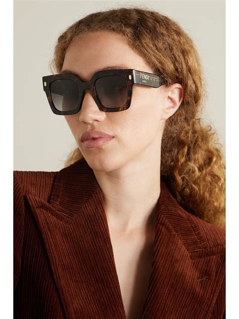 fendi roma acetate sunglasses|fendi oversized square acetate sunglasses.